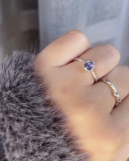 Pluie Ring ⋄ Lavender Sapphire ⋄ size 6.5