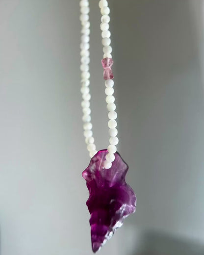Sereia Necklace ⋄ Purple Fluorite