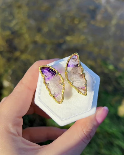 Ever After Butterfly Ring ⋄ Amethyst ⋄ 22k Gold Vermeil ⋄ size 5-6.5