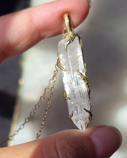 Healing Crystal Necklace ⋄ Danburite