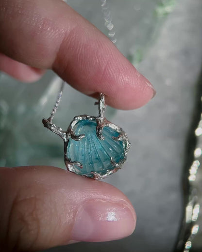 Seafoam Cove Treasure Necklace ⋄ Aquamarine
