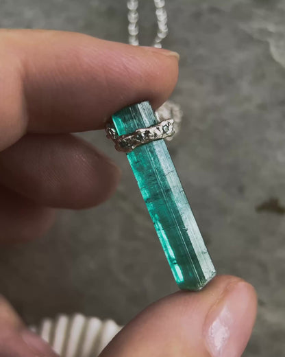 Healing Crystal Pendant ⋄ Indicolite Tourmaline