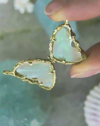 Ever After Butterfly Necklace ⋄ Mother of Pearl ⋄ gold vermeil