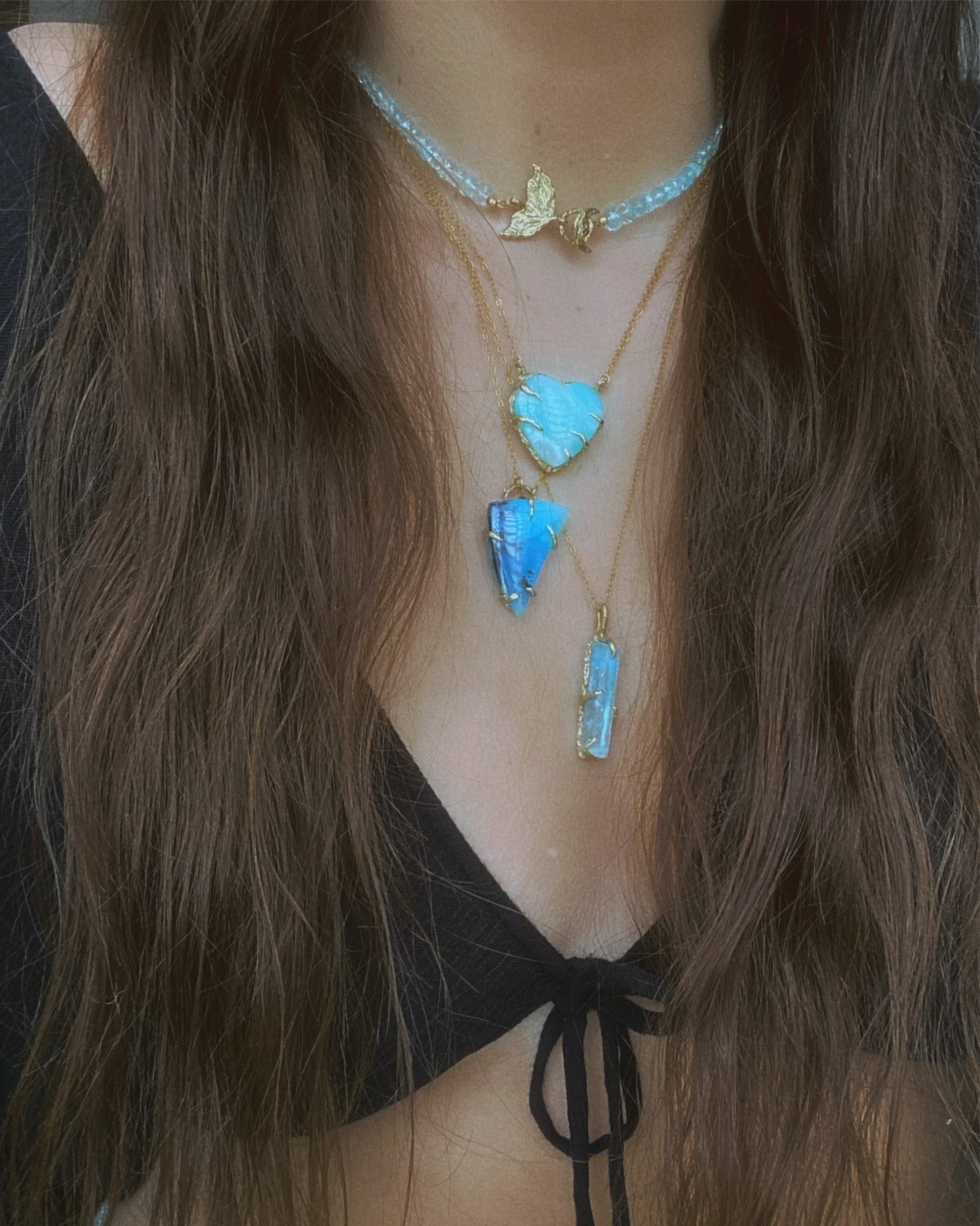 Sea Magic Necklace ⋄ Peruvian Opal