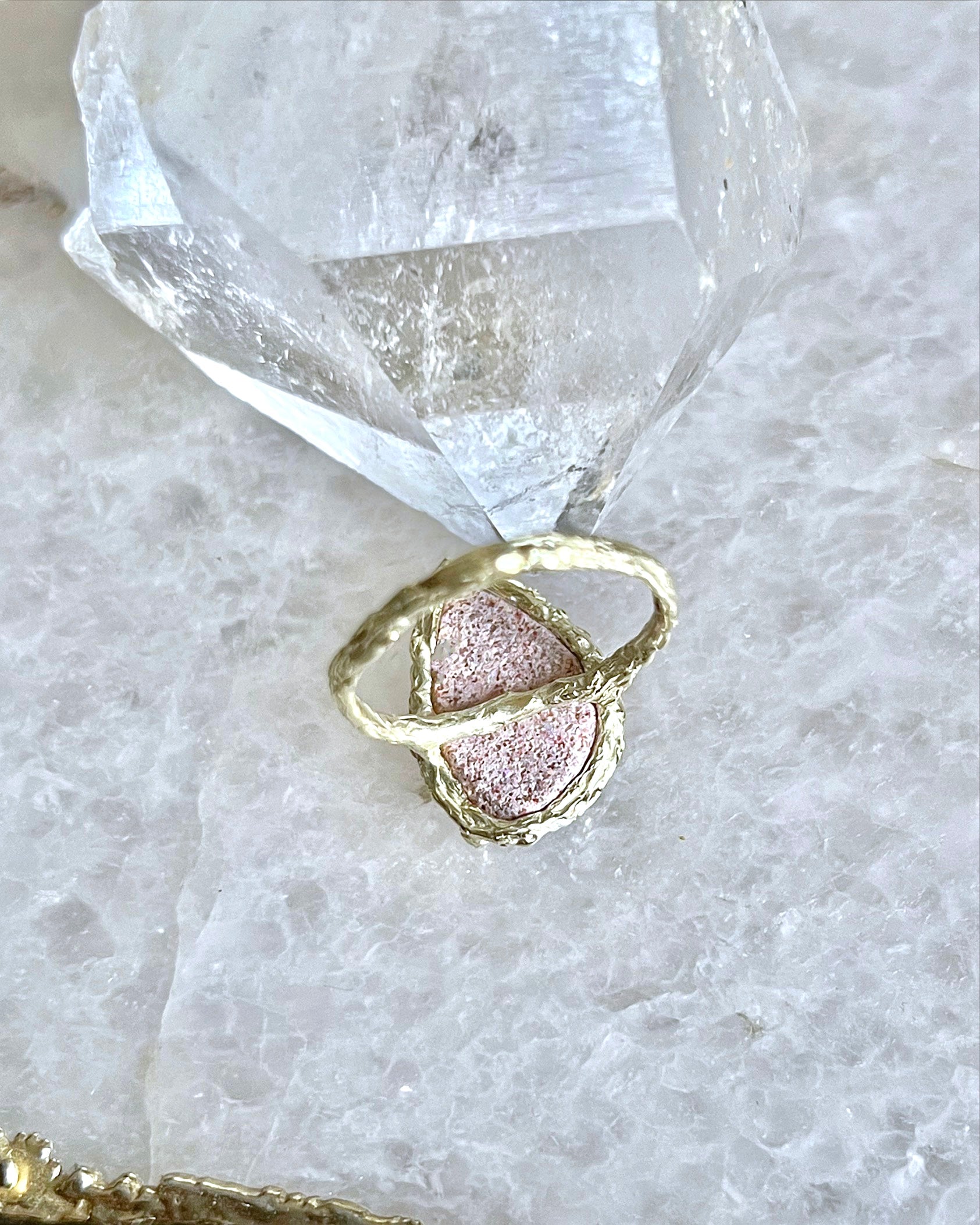 14k Gold ⋄ Ascension Ring ⋄ Australian Opal ⋄ size 7